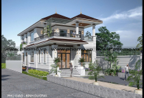 Mẫu nhà phố hiện đại 1 trệt 0 lầu tại Long An