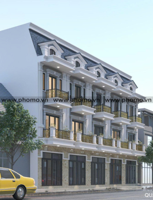 Mẫu nhà phố hiện đại 2 trệt 9 lầu tại TP.HCM