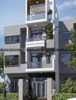Mẫu nhà phố hiện đại tại TP.HCM