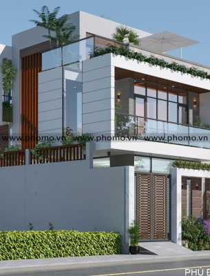 Mẫu nhà phố hiện đại tại TP.HCM