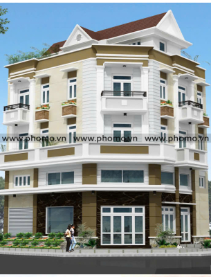 Mẫu nhà phố hiện đại 1 trệt 1 lầu tại TP.HCM